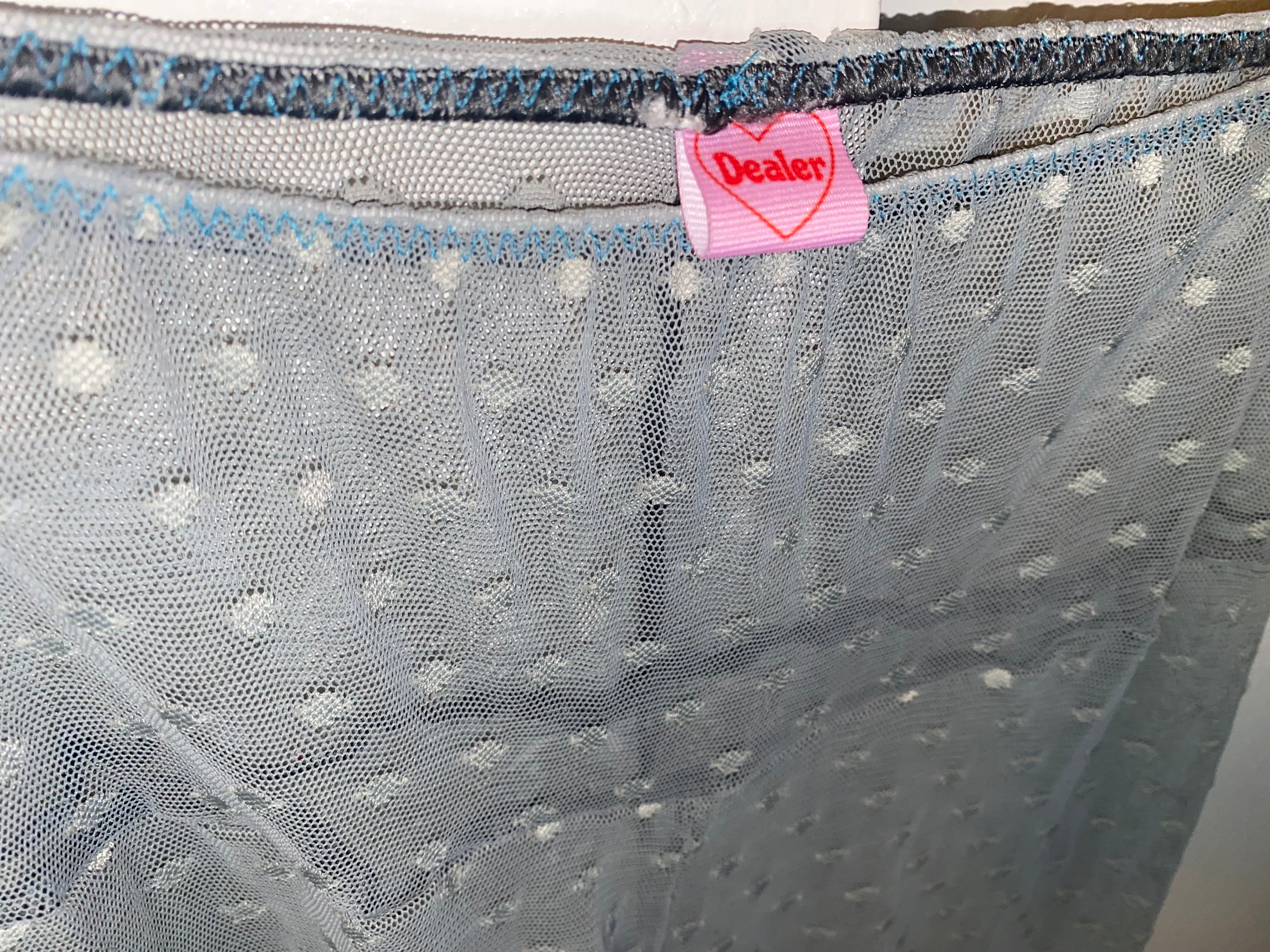 medias polka grises