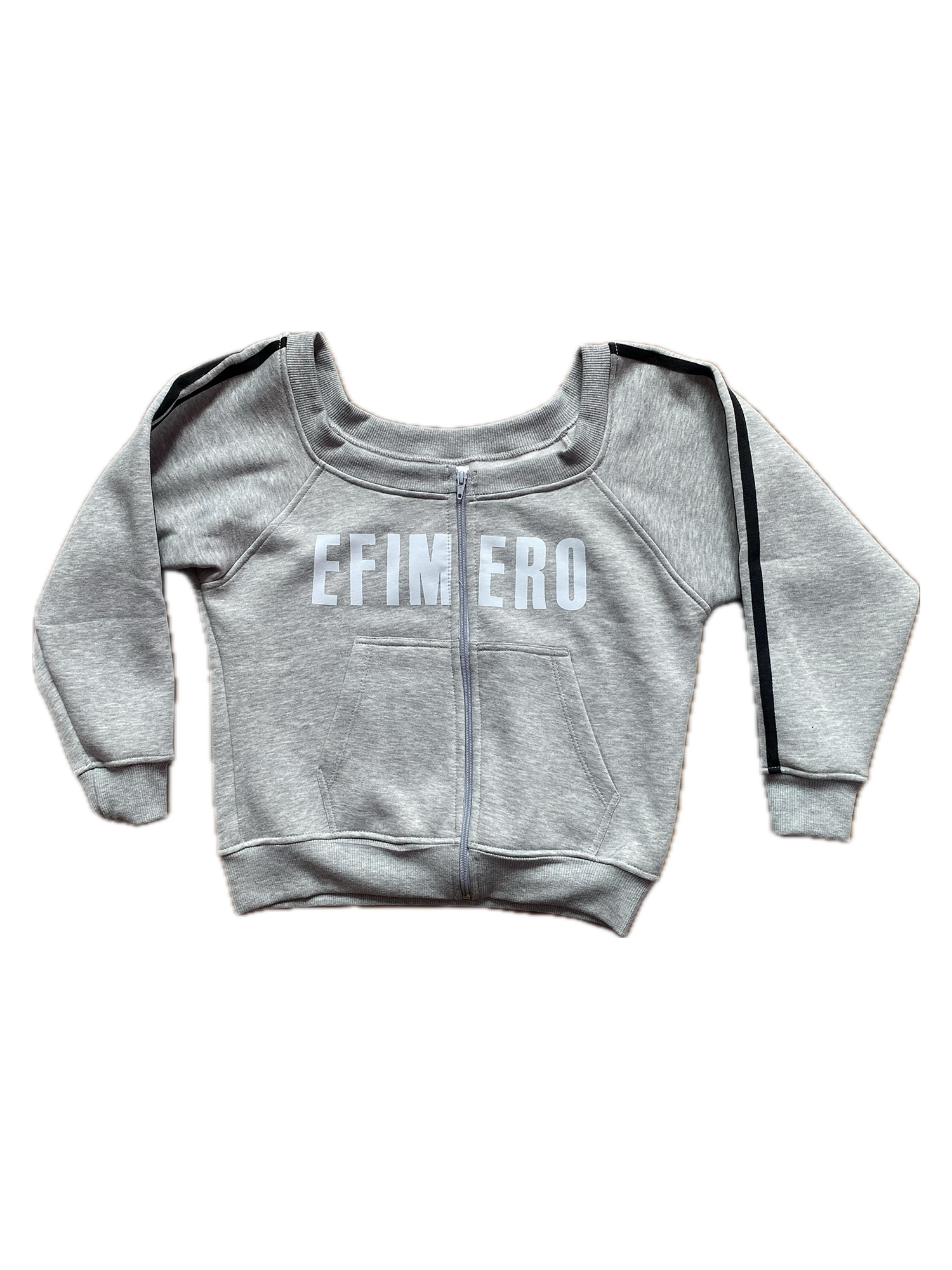sudadera gris