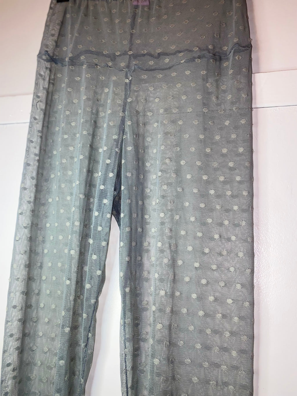 medias polka grises